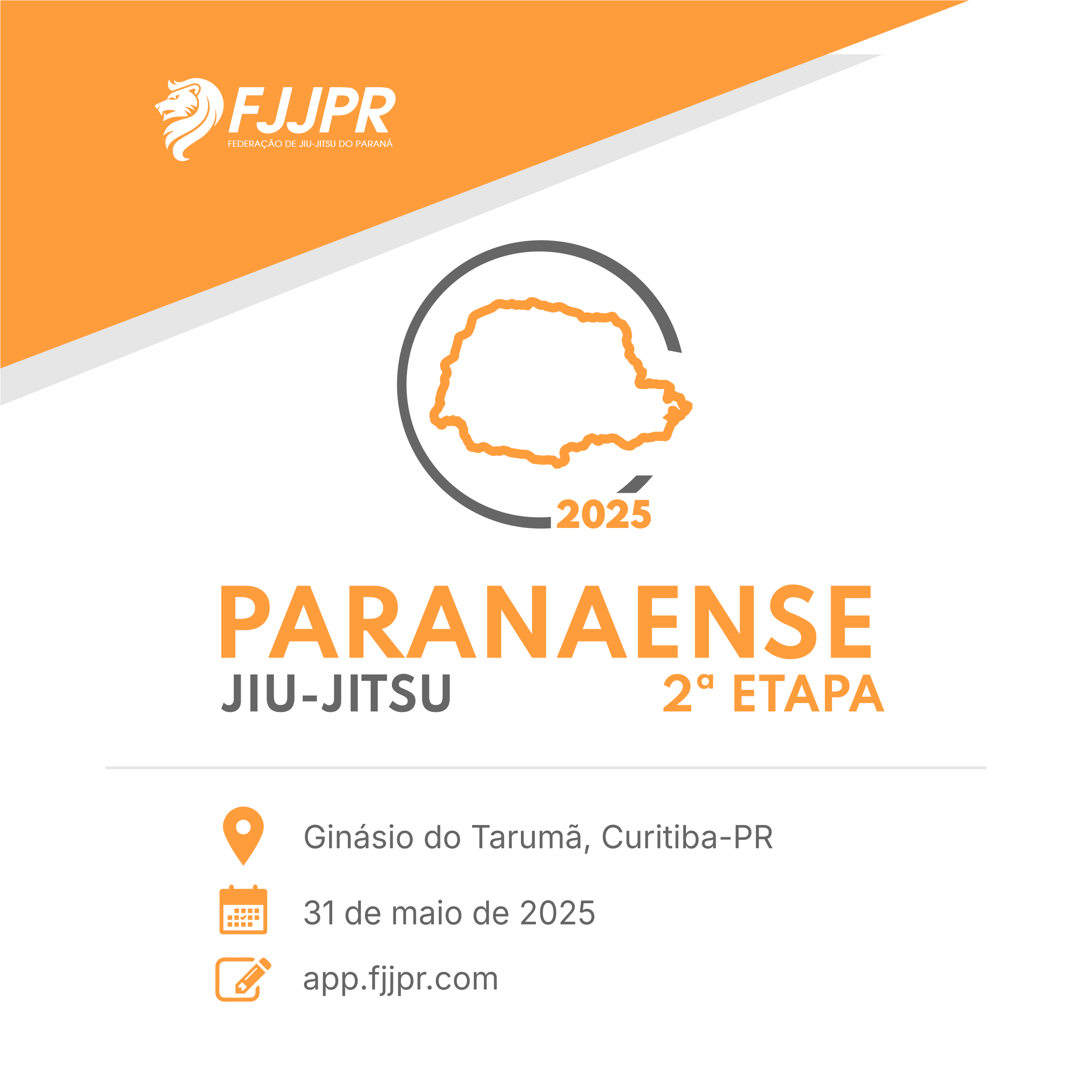 Inscrições abertas para a 2ª Etapa 2025